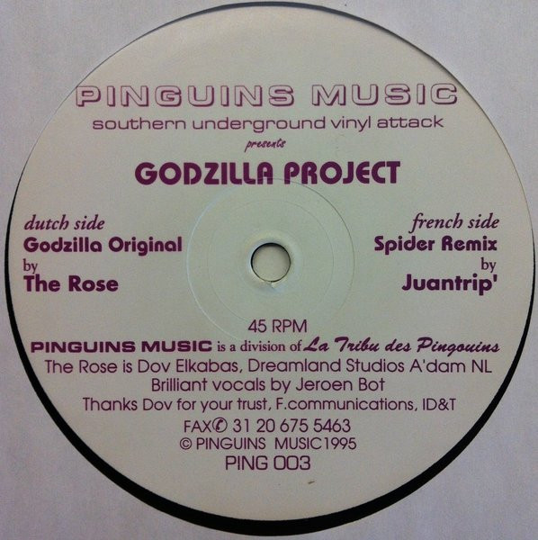 The Rose - Godzilla Project | Pinguins Music (PING 003) - main The Rose - Godzilla Project | Pinguins Music (PING 003) - main