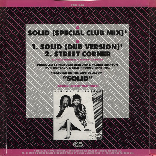Ashford & Simpson - Solid (Special Club Mix) | Capitol Records (12CL 345) - 2 Ashford & Simpson - Solid (Special Club Mix) | Capitol Records (12CL 345) - 2