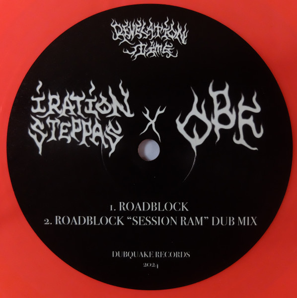 Iration Steppas X O.B.F - Roadblock / Calling Jahovia | Dubquake Records (DBQK1225)