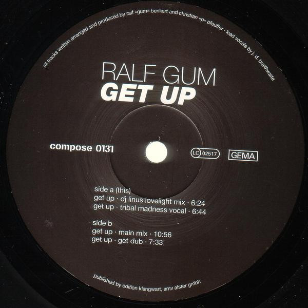 Ralf GUM - Get Up | Compose Records (compose 0131)