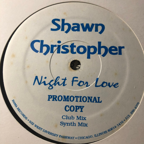 Shawn Christopher - Night For Love | Rama Records (RR-595)