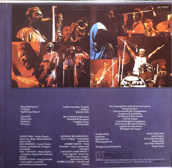 Osibisa - Wɔyaya | Decca (DL 7-5327) - 3