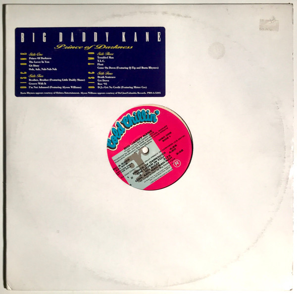 Big Daddy Kane - Prince Of Darkness | Cold Chillin' (PRO-A-5205)