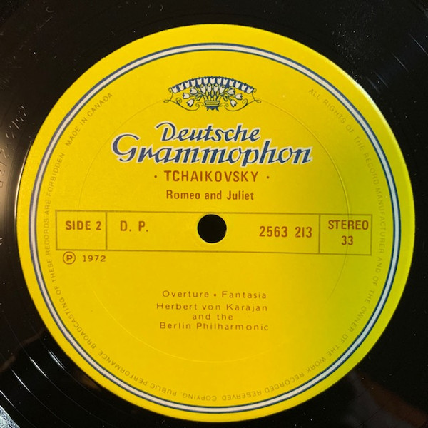 Pyotr Ilyich Tchaikovsky / Herbert von Karajan , Berliner Philharmoniker - A Joy Forever Special Limited Edition 2 (Limited Edition) [Vinyl] | Deutsche Grammophon (2563 213) - 4