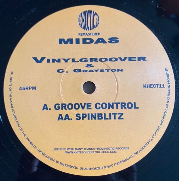 Midas - Groove Control / Spinblitz | Kniteforce Records (KHECT11)