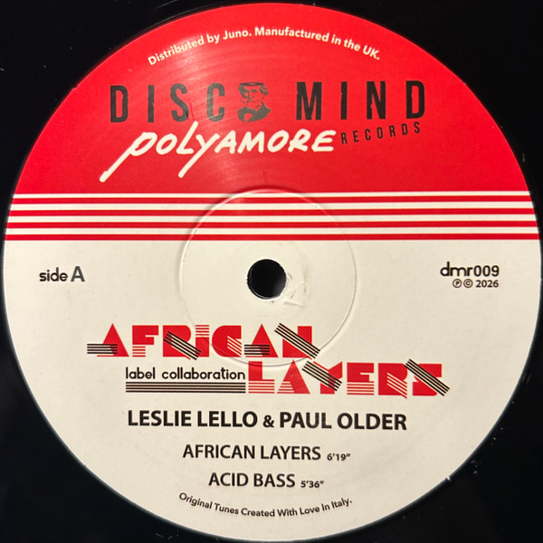 Leslie Lello & Paul Older - African Layers | Disco Mind Records (DMR009)