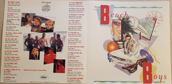 The Beach Boys - Made In U.S.A. | Capitol Records (CDP 546324) - 3 The Beach Boys - Made In U.S.A. | Capitol Records (CDP 546324) - 3