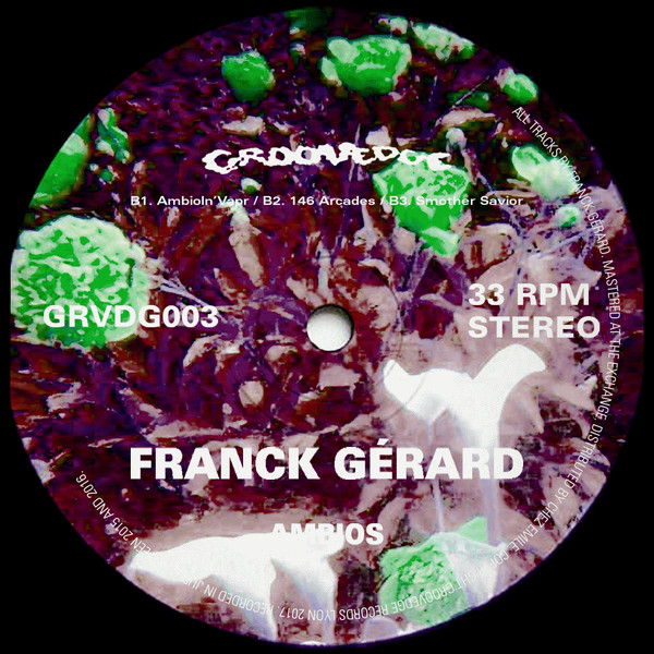 Franck Gérard - Ambios | Groovedge Records (GRVDG003) - main