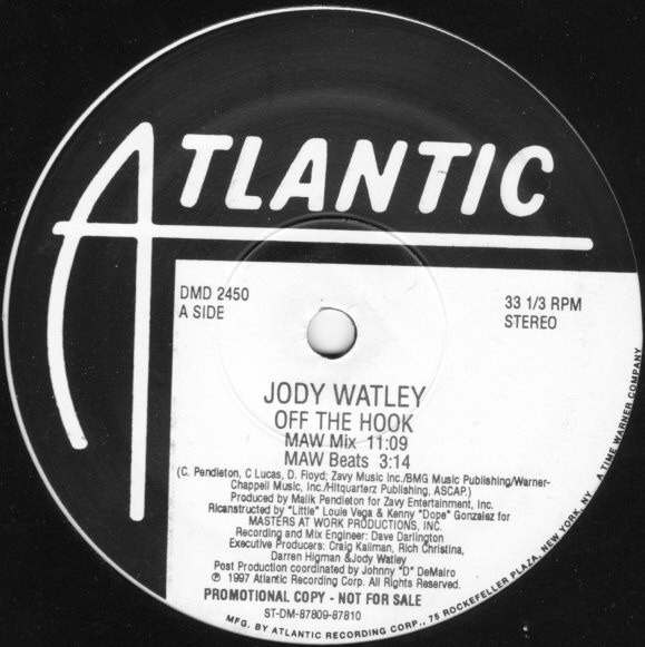 Jody Watley - Off The Hook | Atlantic (DMD 2450) Jody Watley - Off The Hook | Atlantic (DMD 2450)