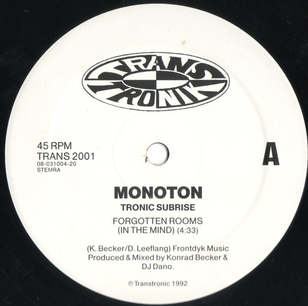 Monoton - Tronic Subrise | Transtronik (TRANS 2001)