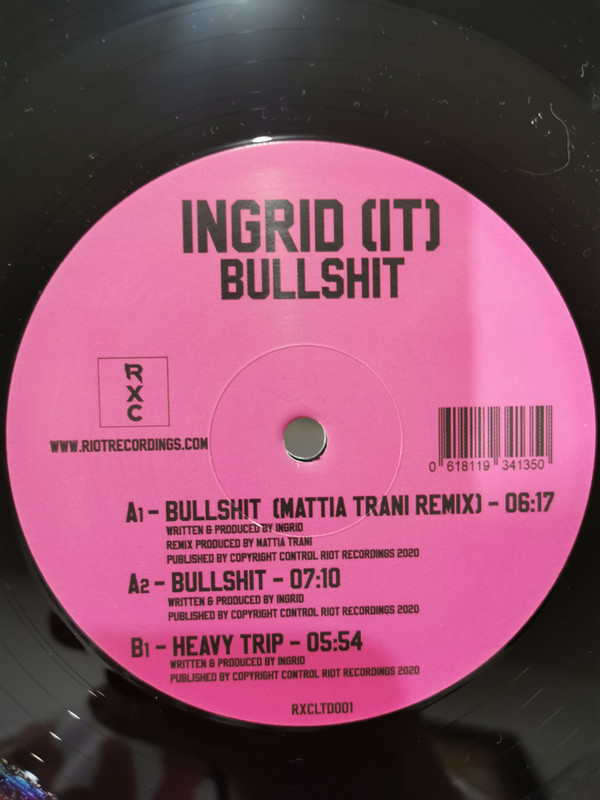 Ingrid (IT) - Bullshit | RXC (RXCLTD001)