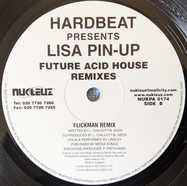 Hardbeat Presents Lisa Pin-Up - Future Acid House (Remixes) | Nukleuz (NUKPA 0174) - 4
