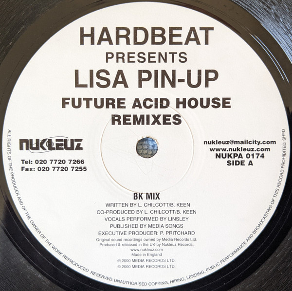 Hardbeat Presents Lisa Pin-Up - Future Acid House (Remixes) | Nukleuz (NUKPA 0174) - 3