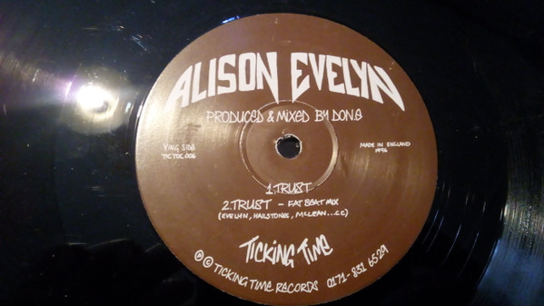 Alison Evelyn - Trust / Rise | Ticking Time Records (TICTOC 6) Alison Evelyn - Trust / Rise | Ticking Time Records (TICTOC 6)