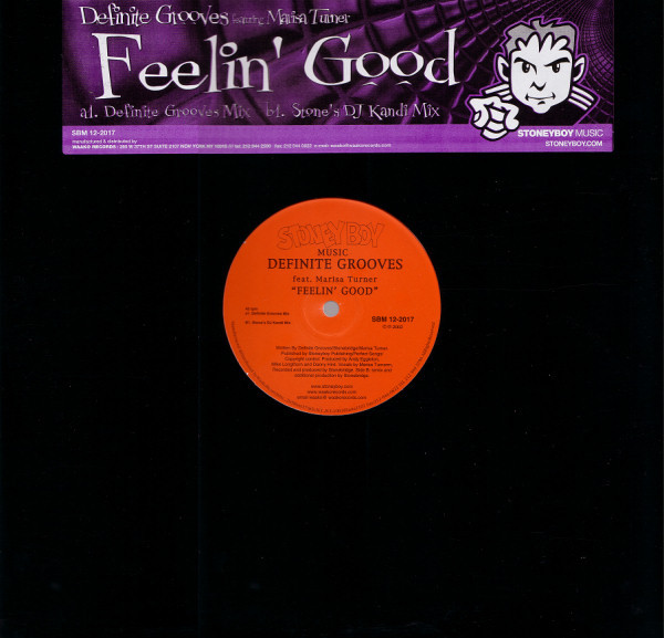 Definite Grooves Feat. Marisa Turner - Feelin' Good | Stoney Boy Music (SBM 12-2017)