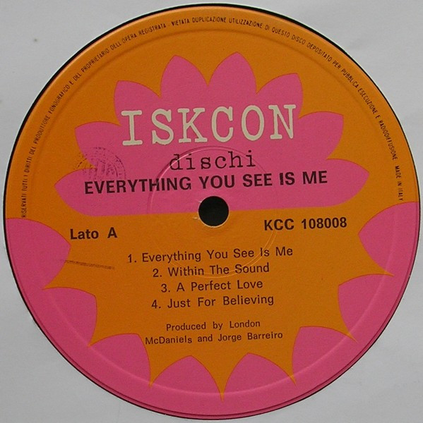 Rasa - Everything You See Is Me | Iskcon Records (KC 108008)