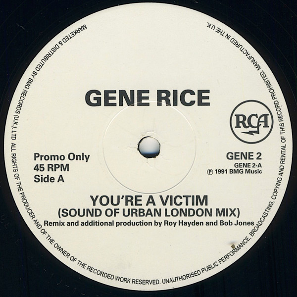 Gene Rice - You're A Victim | RCA (GENE 2) - main