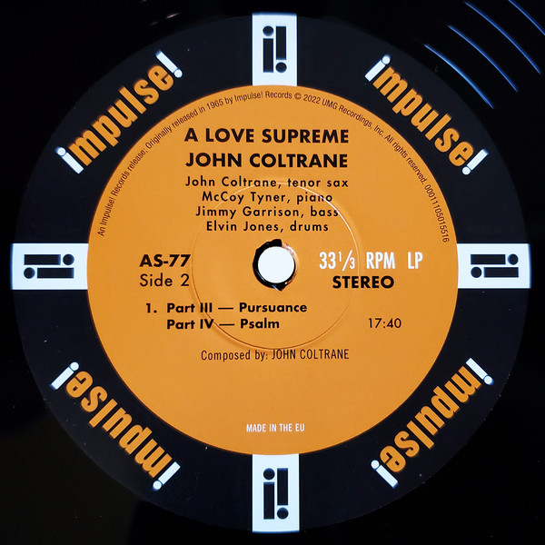 John Coltrane - A Love Supreme | Impulse! (00011105015516) - 3