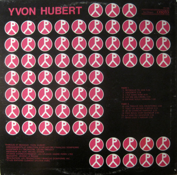 Yvon Hubert - Spirisphère | Les Disques Cogito (CG-102) - 2