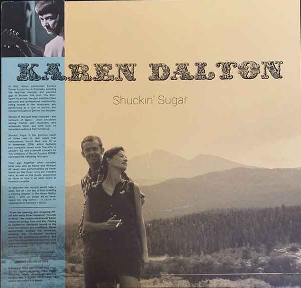 Karen Dalton - Shuckin' Sugar | Delmore Recording Society (DE035 - A - B) - main Karen Dalton - Shuckin' Sugar | Delmore Recording Society (DE035 - A - B) - main
