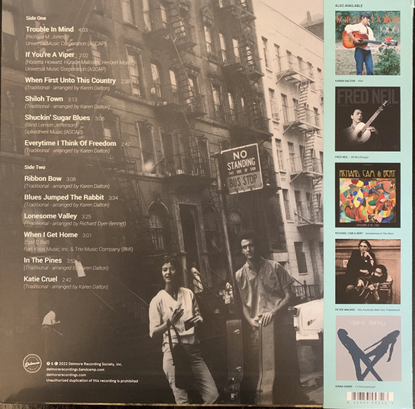 Karen Dalton - Shuckin' Sugar | Delmore Recording Society (DE035 - A - B) - 2 Karen Dalton - Shuckin' Sugar | Delmore Recording Society (DE035 - A - B) - 2