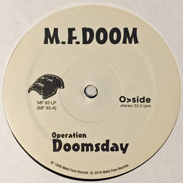 MF Doom - Operation: Doomsday | Metal Face Records (MF 93 LP) - 3