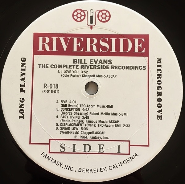 Bill Evans - The Complete Riverside Recordings | Riverside Records (R-018) - 4