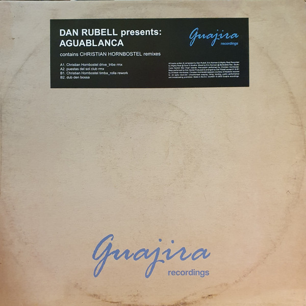 Dan Rubell - Aguablanca | Guajira Recordings (GUA 001) - main Dan Rubell - Aguablanca | Guajira Recordings (GUA 001) - main