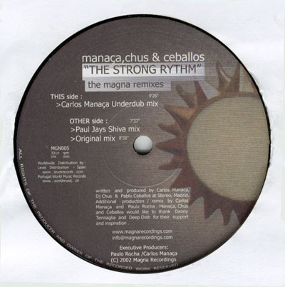 Manaça , Chus & Ceballos - The Strong Rythm (The Magna Remixes) | Magna Recordings (MGN005)