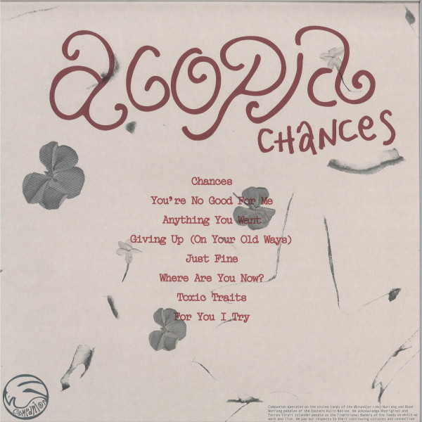 Acopia - Chances | Companion (CMPN002) - 2 Acopia - Chances | Companion (CMPN002) - 2