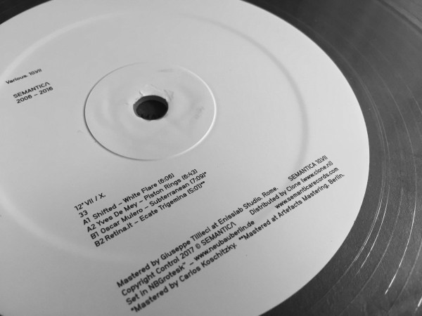 Various - 10.VII (SEMANTICA 2006 - 2016) | Semantica Records (SEMANTICA 10​.​VII)