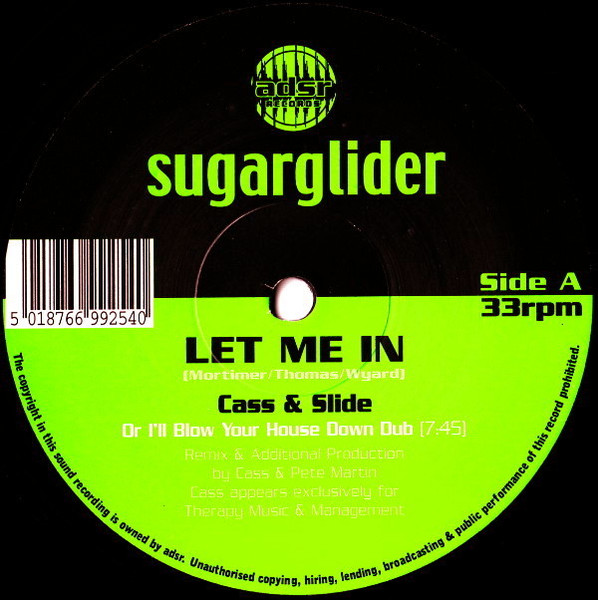 Sugarglider - Let Me In | ADSR Records (ADSR12002) - 2 Sugarglider - Let Me In | ADSR Records (ADSR12002) - 2