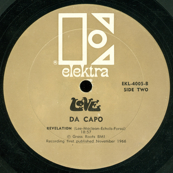 Love - Da Capo | Elektra (EKL-4005) - 4 Love - Da Capo | Elektra (EKL-4005) - 4