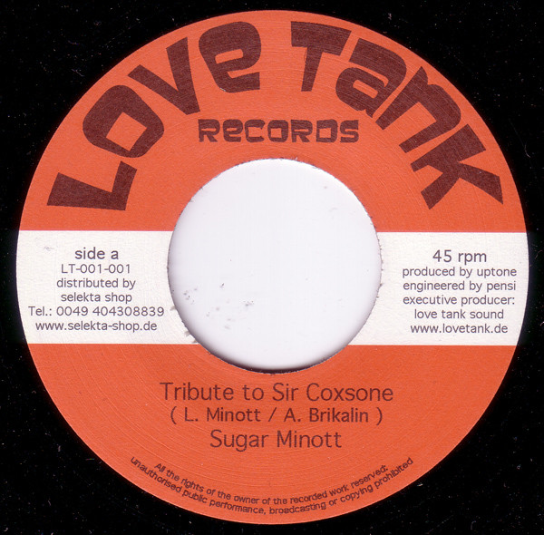 Sugar Minott / Joseph Cotton & Sugar Minott - Tribute To Sir Coxsone / Downbeat Special | Love Tank Records (LT-001-001) - main Sugar Minott / Joseph Cotton & Sugar Minott - Tribute To Sir Coxsone / Downbeat Special | Love Tank Records (LT-001-001) - main