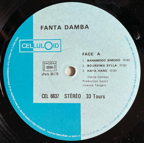 Fanta Damba - Fanta Damba | Celluloid (CEL 6637) - 3