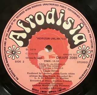 Lijadu Sisters - Horizon Unlimited | Afrodisia (DWAPS 2089) - 3