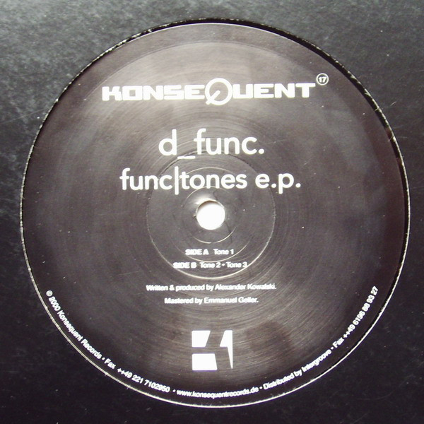 d_func. - Func|tones E.P. | Konsequent (17)