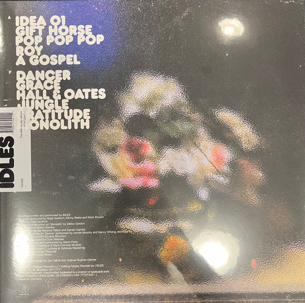 Idles - Tangk | Partisan Records (PTKF3041-1) - 2 Idles - Tangk | Partisan Records (PTKF3041-1) - 2