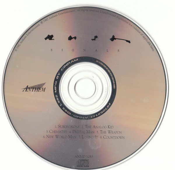 Rush - Signals | Anthem (ANMD 1083) - 4