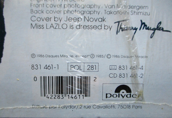 Viktor Lazlo - She | Polydor (831 461-1) - 3