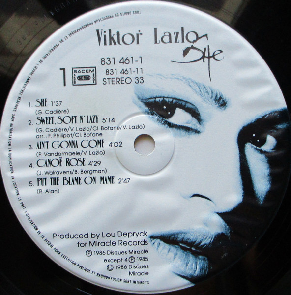 Viktor Lazlo - She | Polydor (831 461-1) - 4