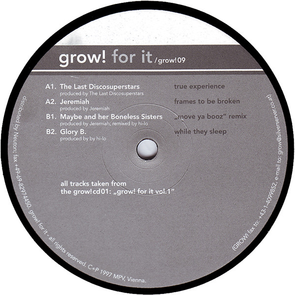 Various - Grow! For It | Grow! (grow! 09) - 3