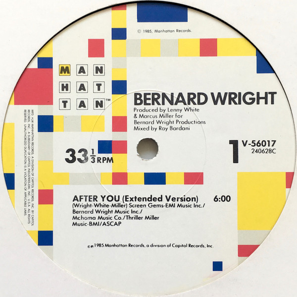 Bernard Wright - After You | Manhattan Records (V-56017)