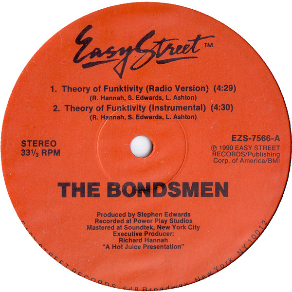 The Bondsmen - Theory Of Funktivity | Easy Street Records (EZS-7566) The Bondsmen - Theory Of Funktivity | Easy Street Records (EZS-7566)