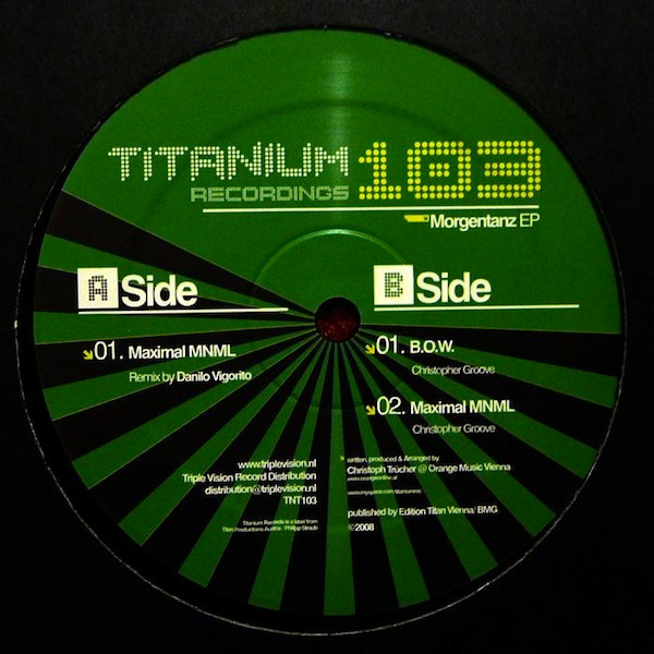 Christopher Groove - Morgentanz EP | Titanium Recordings (TITAN 103)