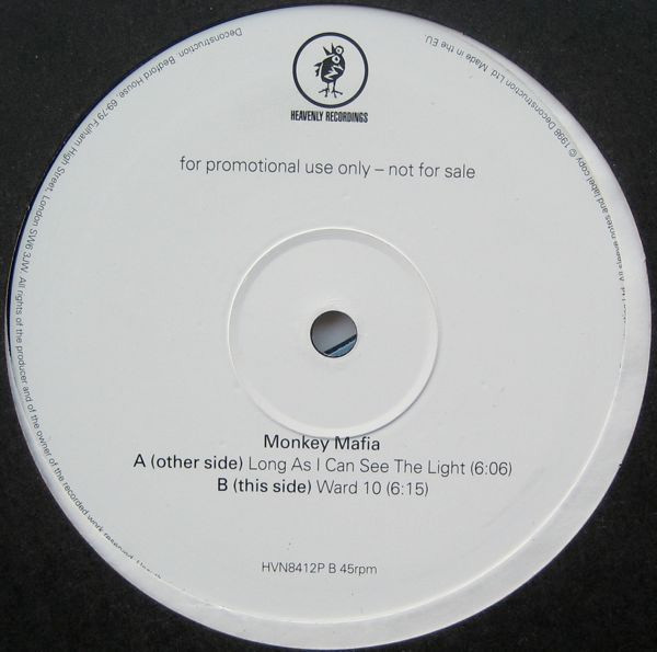 Monkey Mafia - Long As I Can See The Light | Heavenly (HVN 8412P) - main Monkey Mafia - Long As I Can See The Light | Heavenly (HVN 8412P) - main