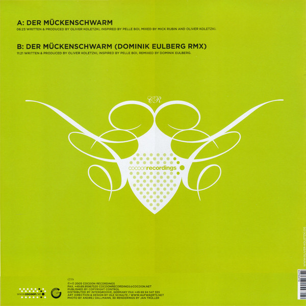 Oliver Koletzki - Der Mückenschwarm | Cocoon Recordings (COR12"014) - 2 Oliver Koletzki - Der Mückenschwarm | Cocoon Recordings (COR12"014) - 2