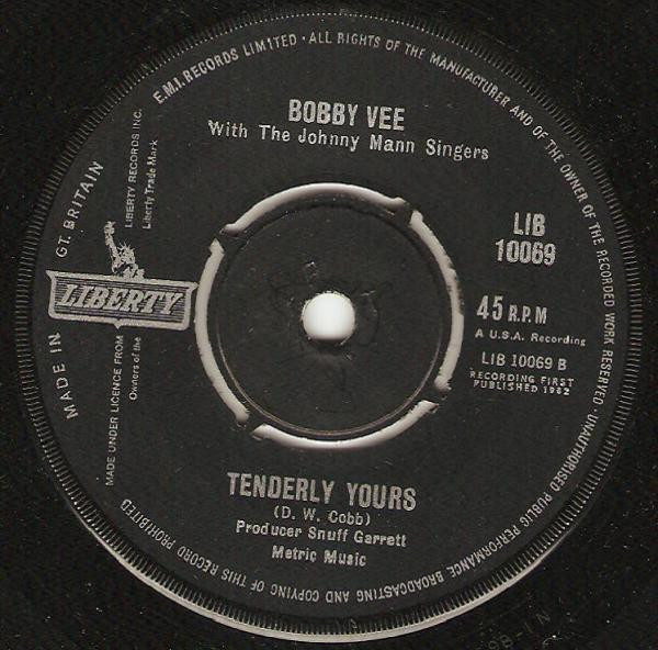 Bobby Vee - The Night Has A Thousand Eyes | Liberty (LIB 10069) - 2