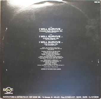 Gloria Gaynor - I Will Survive (Radio Manhattan Mix '90 Version) | New Music International (NMX 420) Gloria Gaynor - I Will Survive (Radio Manhattan Mix '90 Version) | New Music International (NMX 420)