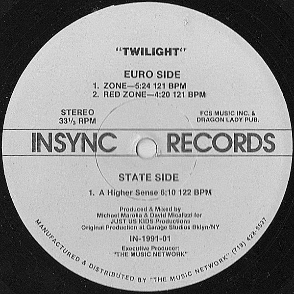 Twilight - A Higher Sense | Insync Records (IN-1991-01)